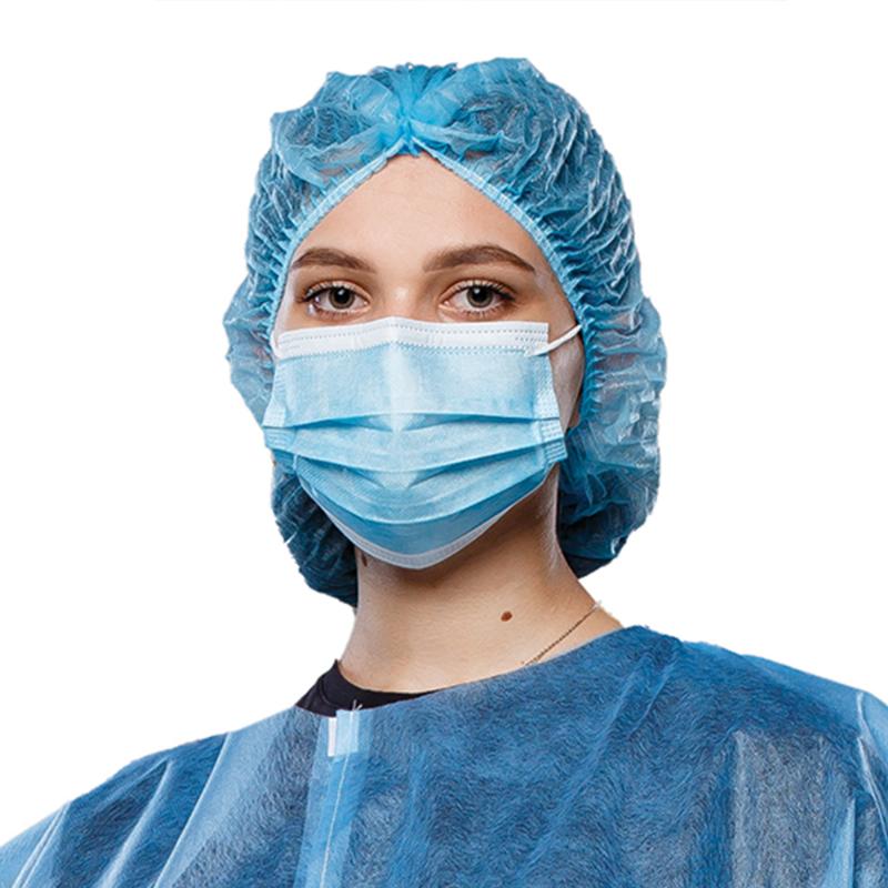 Берет, спанбонд 13 g/m2(г/м2), (в упаковці 100шт.) нестерильний, одноразового використання,ТМ «АХІЛЛ»